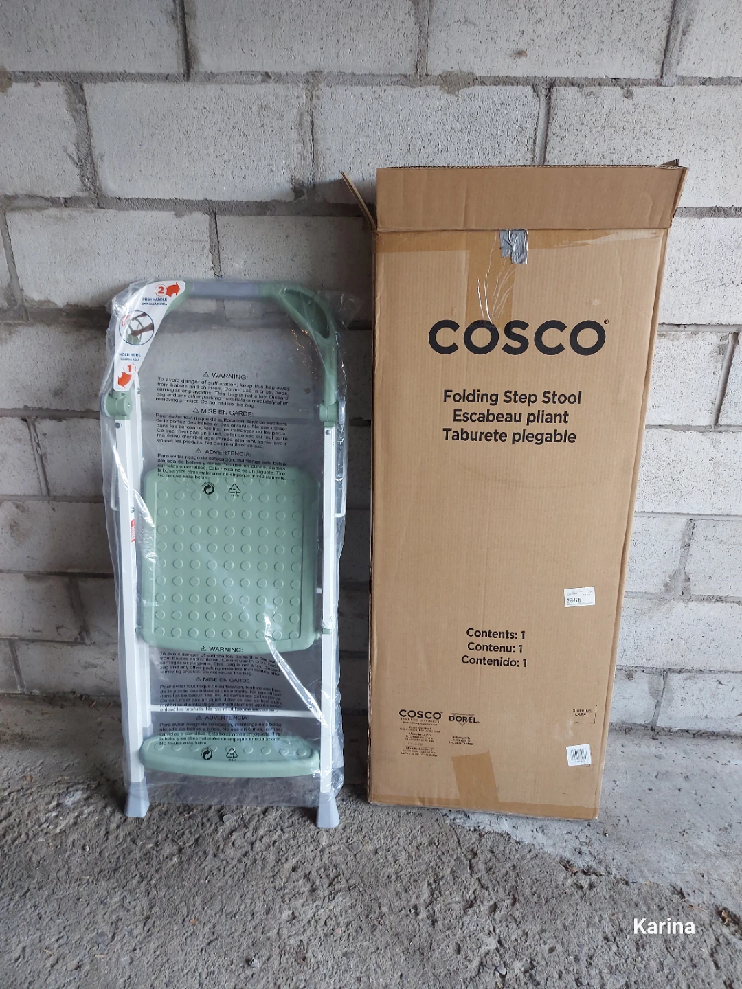 COSCO Folding Step Stool