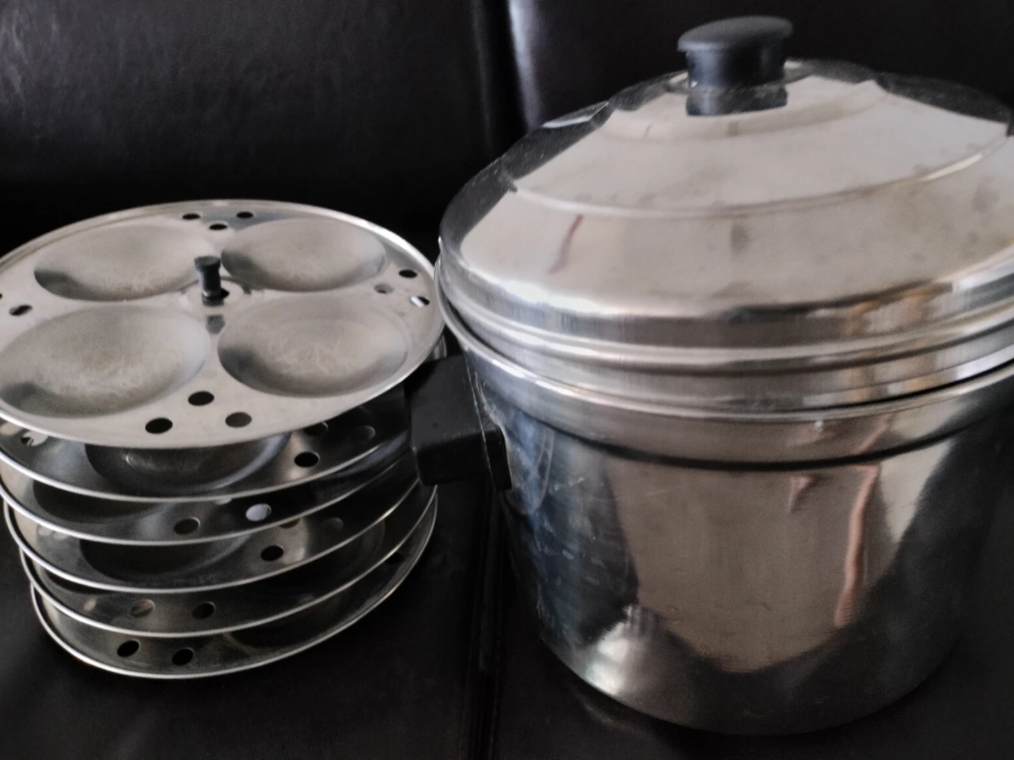 Stainless Steel Idli Cooker with 6 Plates - photo 4