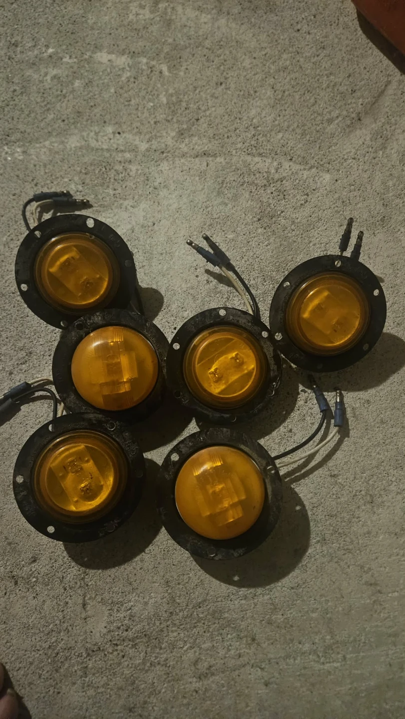 Amber Marker Lights - Set of 6