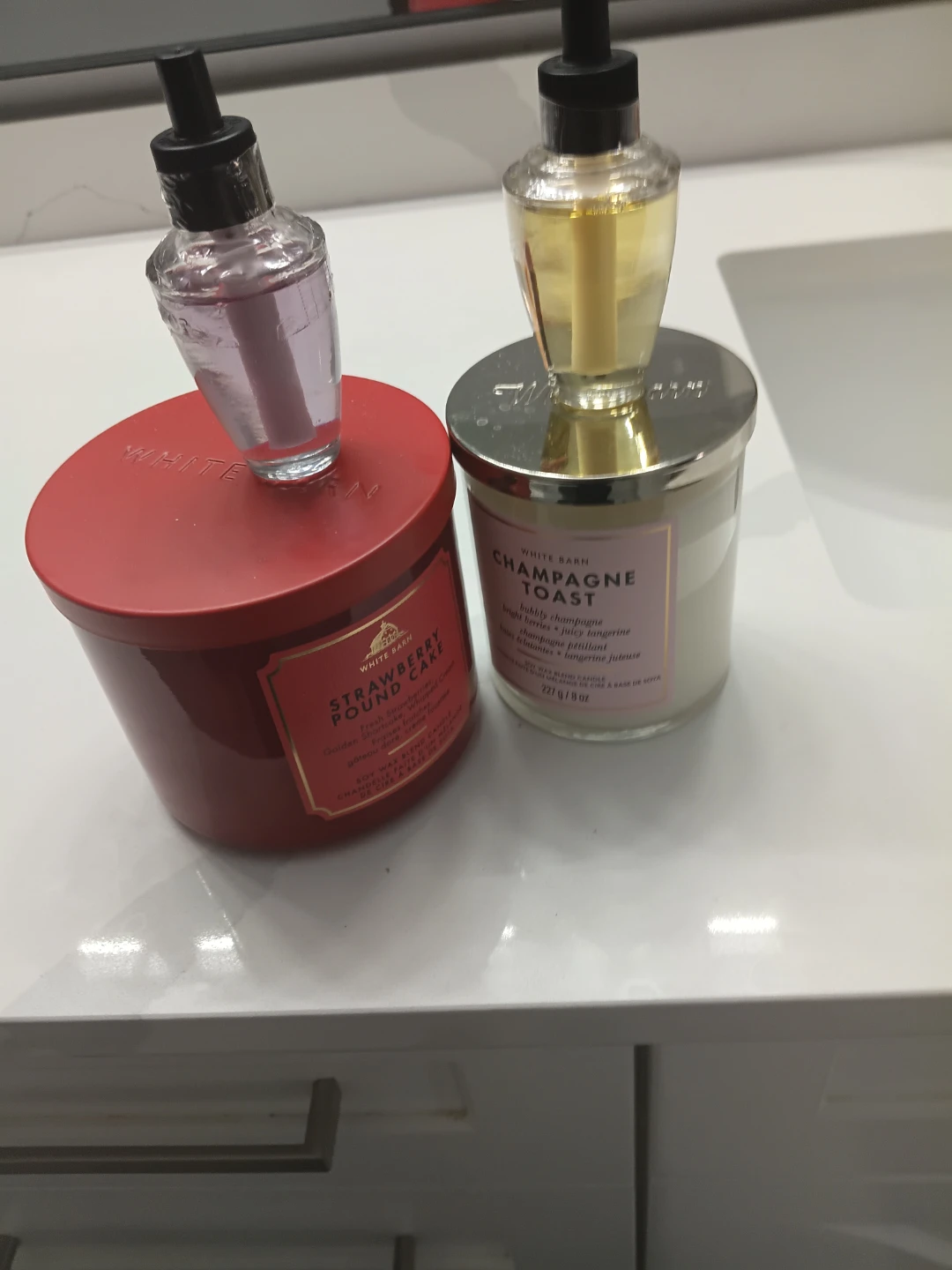 Bath & Body Works White Barn Candles & Wallflower Set