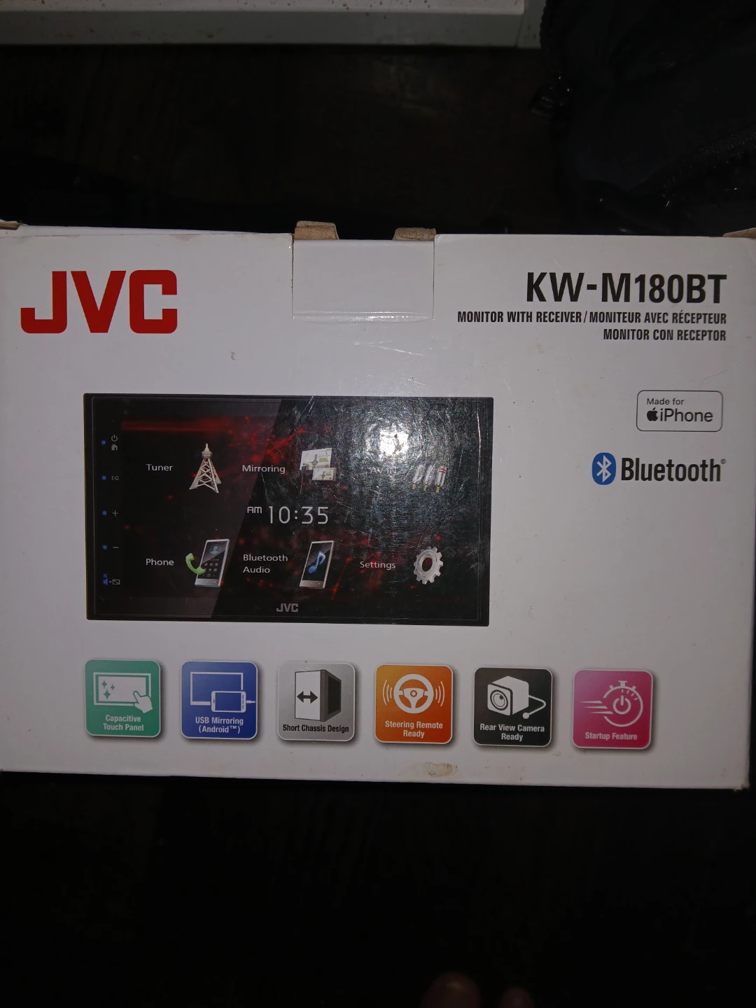 JVC KW-M180BT Monitor with Receiver