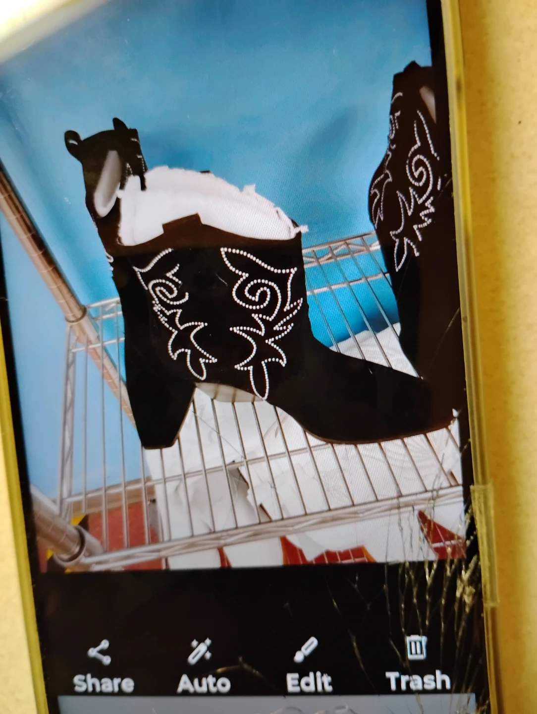 2 Cowboy Boots - Tan - Size 10 - photo 2