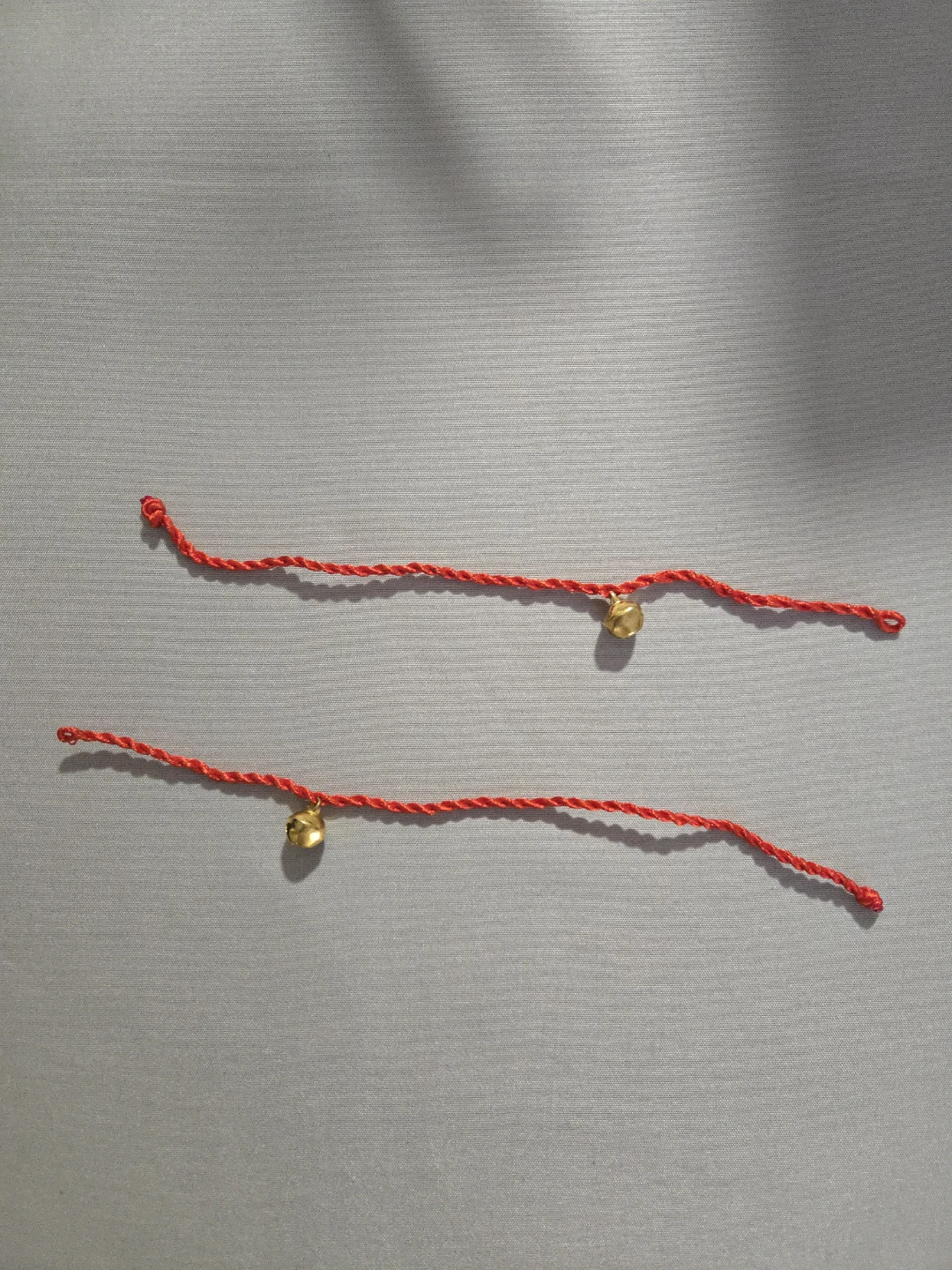Red String with Bell bracelet