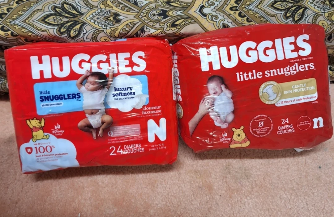 Huggies Newborn Diapers 2 Packs(brand new)
