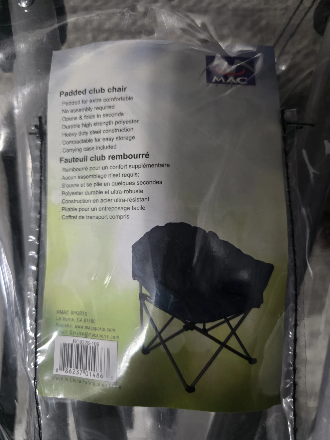 MAC Sports Padded Club Chair - photo 5