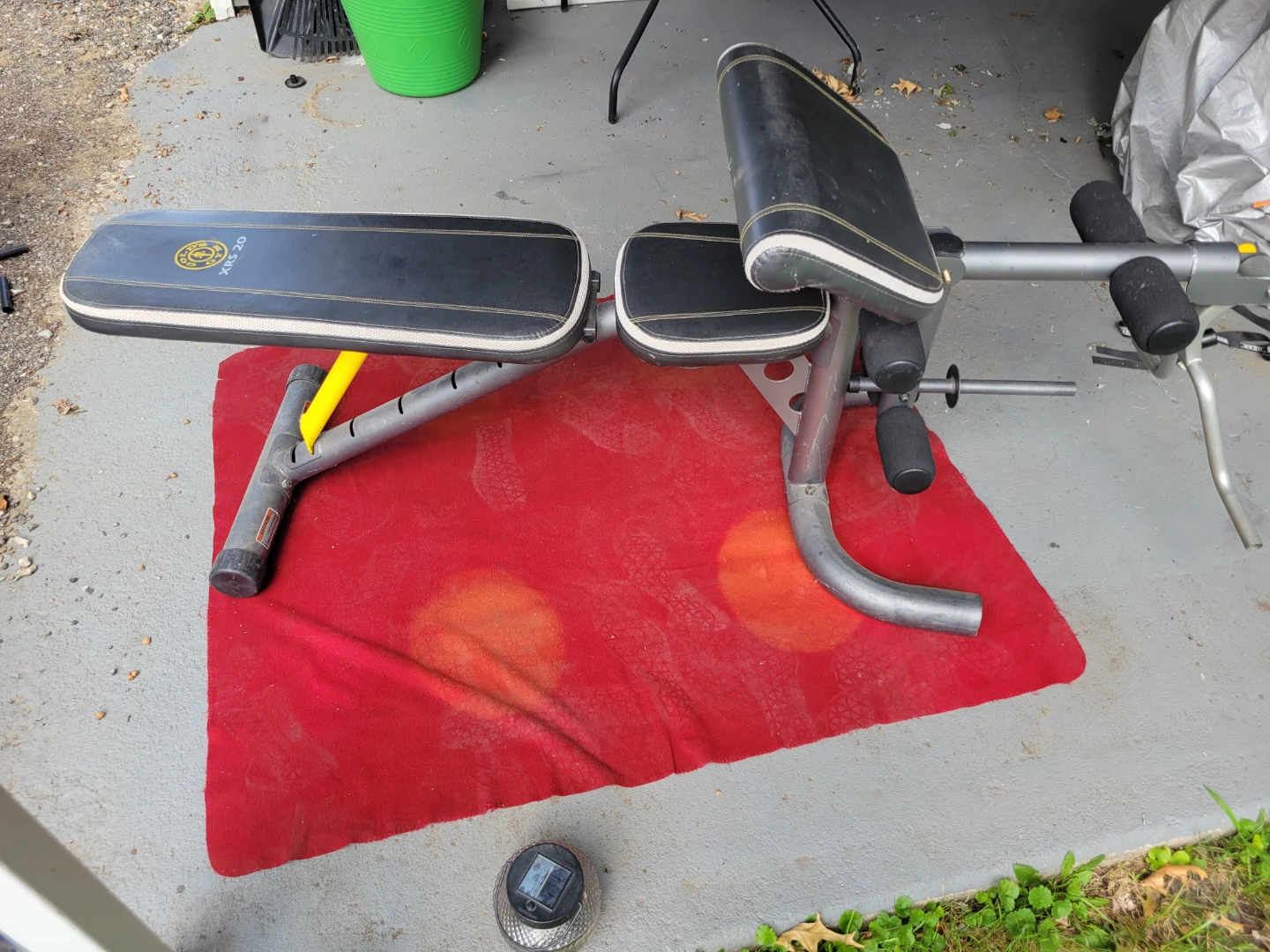 GOLD'S GYM  6 POSITIONS ADJUSTABLE BENCH