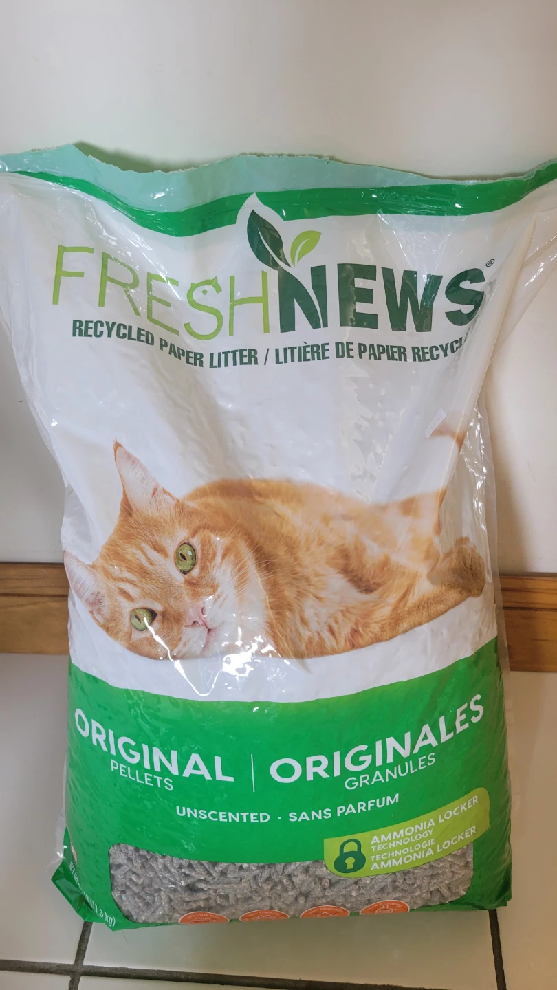 Fresh News Original Recycled Paper Cat Litter - Unscented