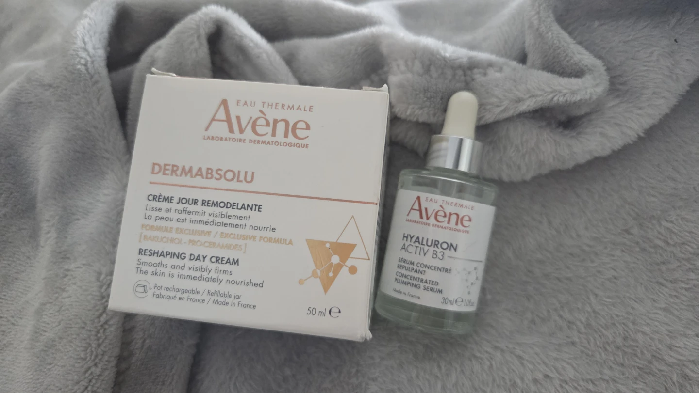 Avene Dermabsolu Reshaping Day Cream and Hyaluron Activ B3 Serum