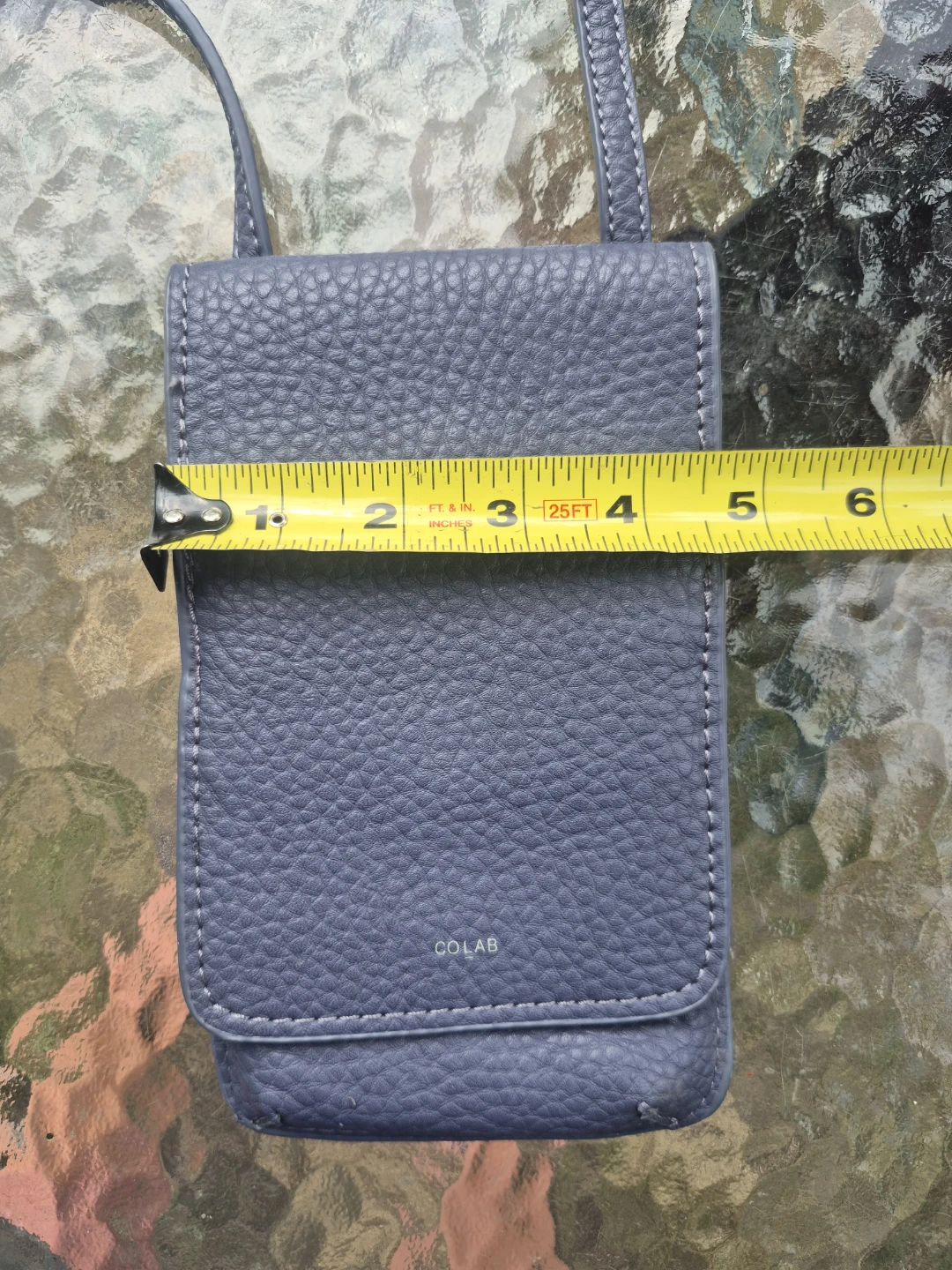 COLAB Purple Faux Leather Phone Wallet Purse - photo 5