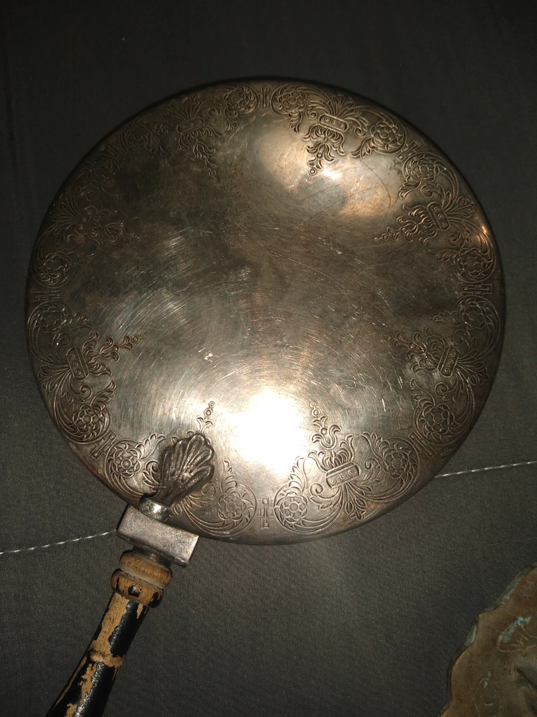 Vintage silver plated silent Butler