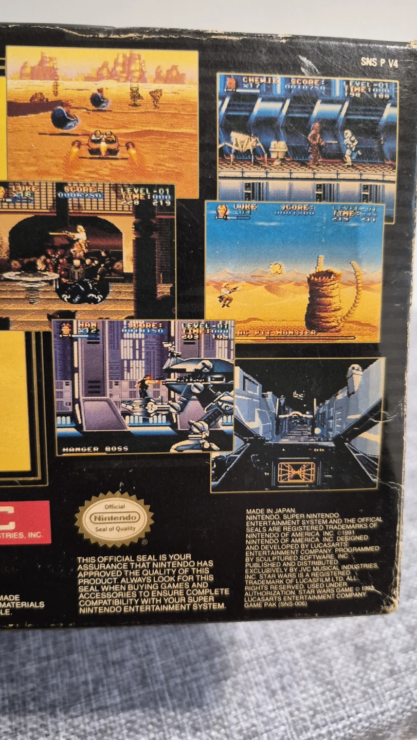 Super Star Wars SNES Game with Box and Manual - photo 4