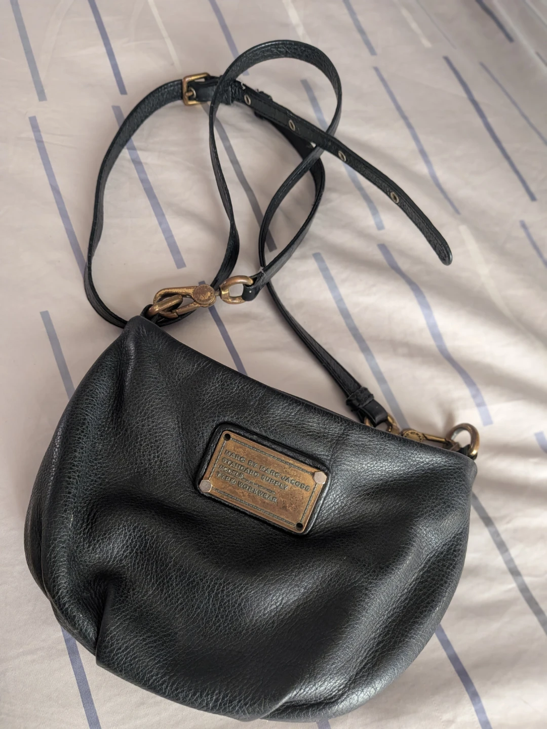 Marc by Marc Jacobs Black Leather Crossbody Bag