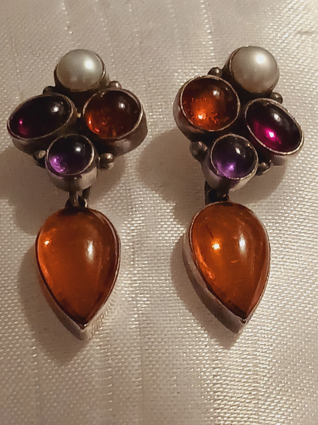 JGD 925 Janice Girardi Sterling Silver Multi Gemstone Earrings - photo 3