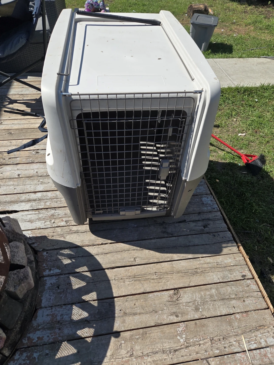 Large Plastic Pet Carrier - photo 3