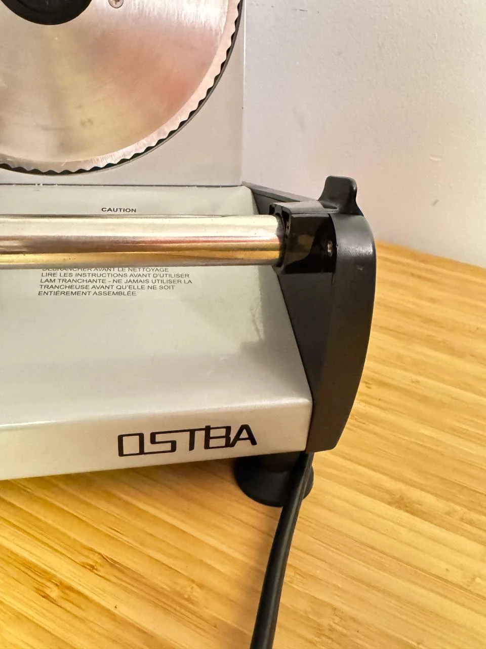 New OSTBA SL518 Food Slicer in box - photo 4