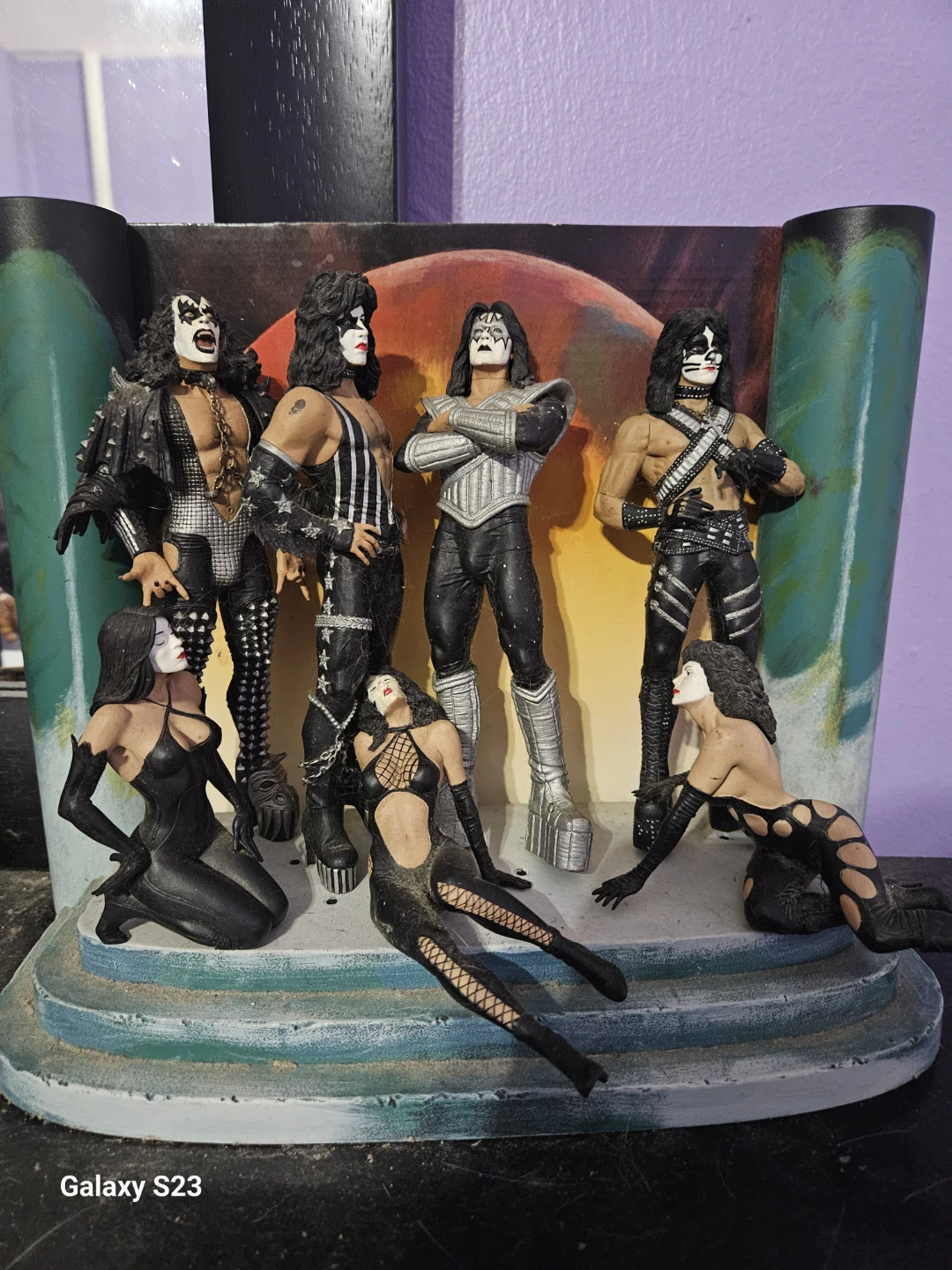 KISS Band Figures Diorama