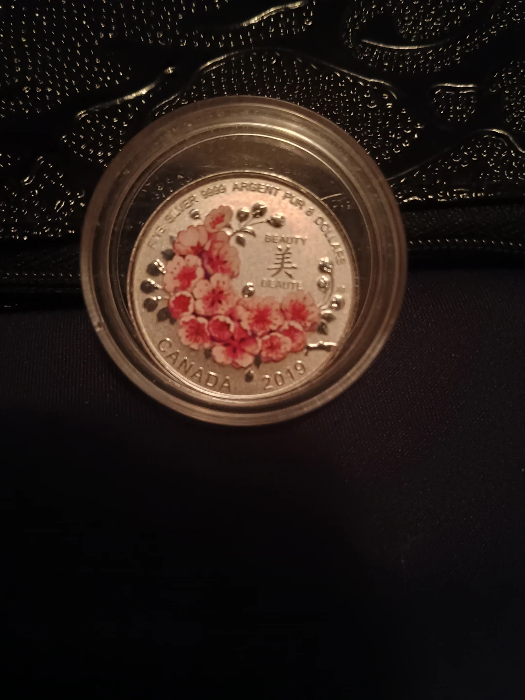 Canada 2019 5 Dollar Silver Coin - Cherry Blossoms - photo 2