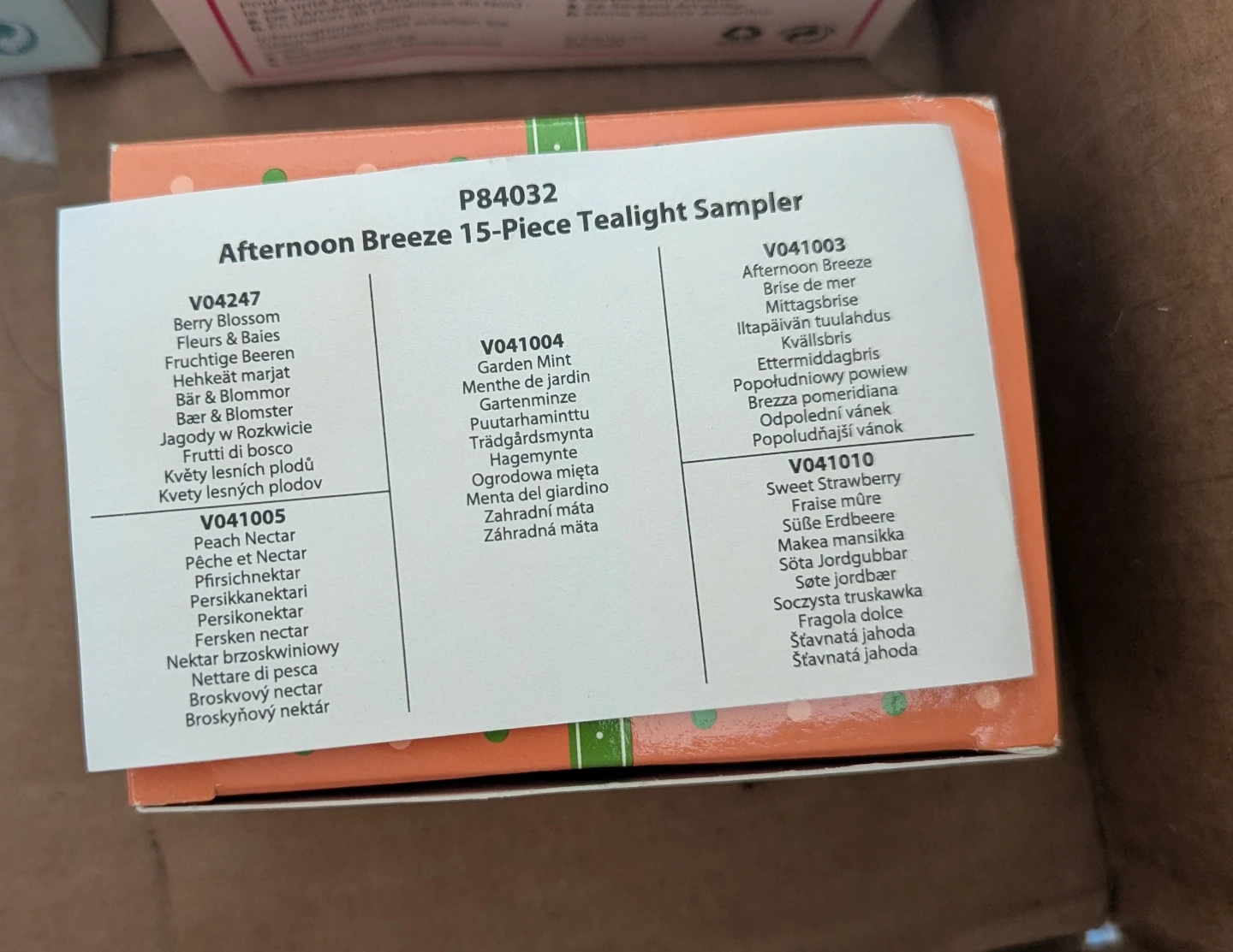 PartyLite Tealight Samplers, votives and candles