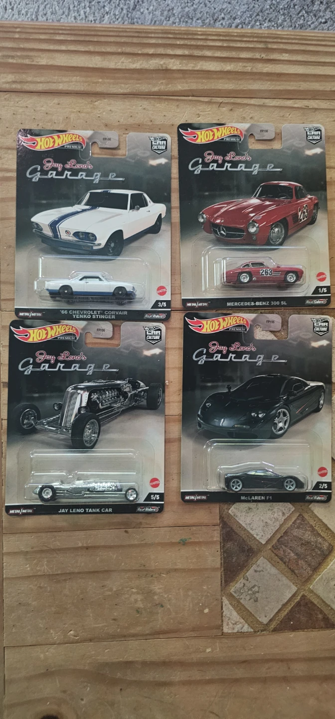 Hot Wheels Premium Jay Leno's Garage Car Collection