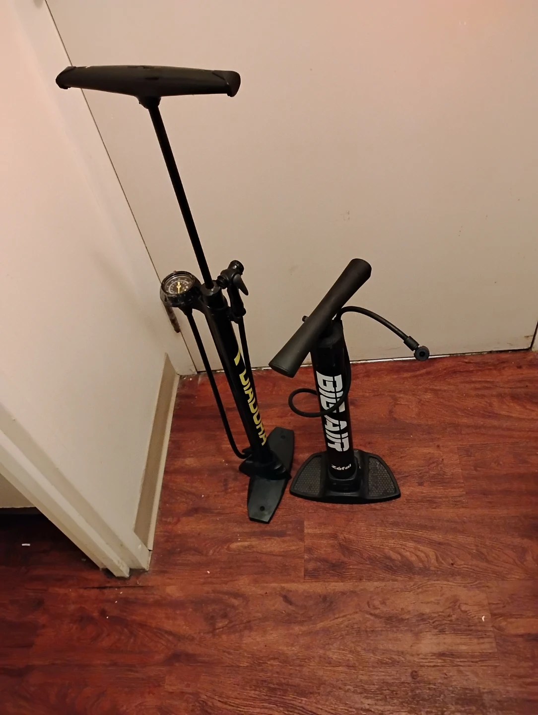 2 Diadora and Big Air Bicycle Pumps