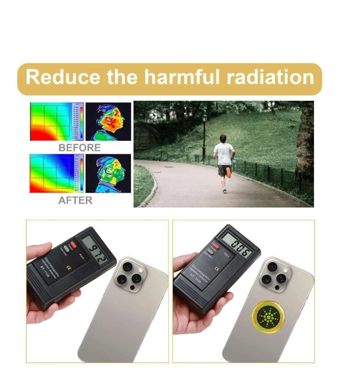 Quantum Shield Nano Technology Stickers (6 Pcs) - photo 2