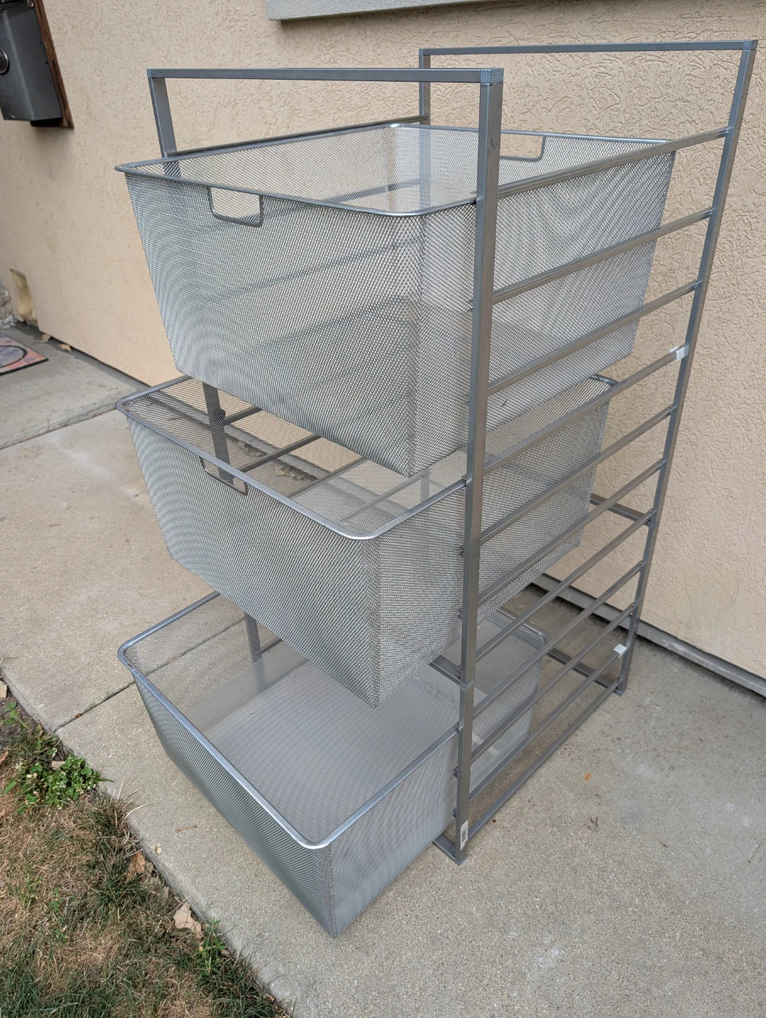 Elfa 3-Drawers Mesh Storage Unit - photo 3