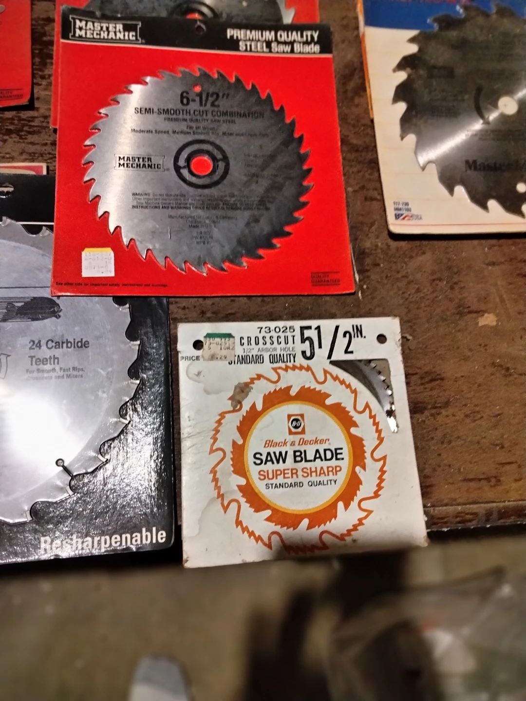 Lot of Master Mechanic & Black+Decker Saw Blades - photo 4