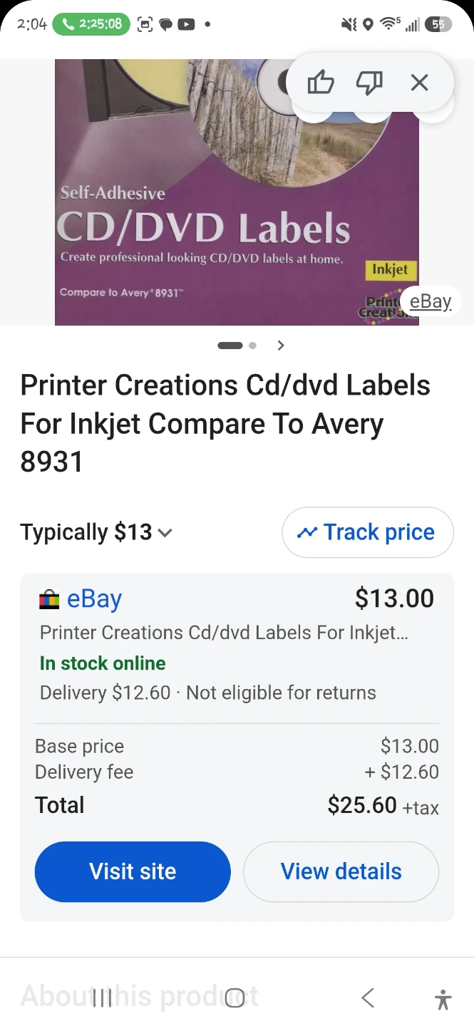Printer Creations Self-Adhesive CD/DVD Labels - photo 4
