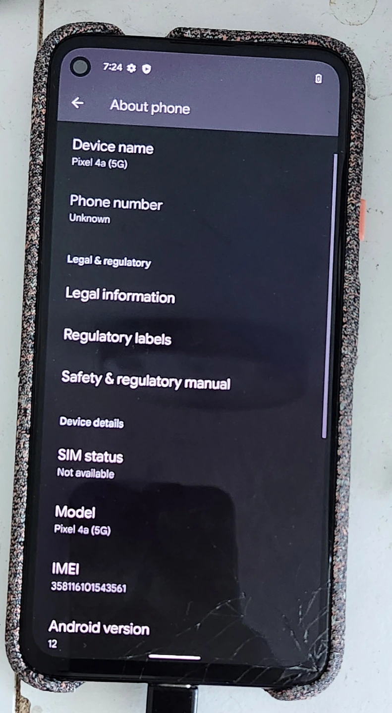 Google Pixel 4a (5G) - 128GB . - photo 3