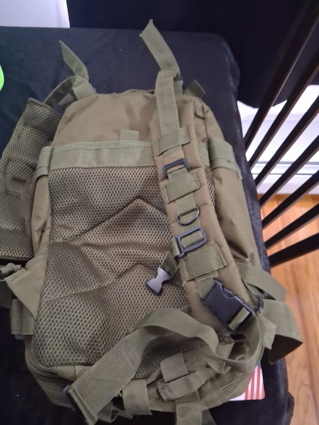 Tactical Backpack with American Flag Patch - photo 2
