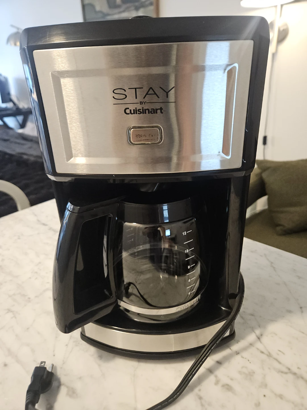 STAY by Cuisinart 12-Cup Coffeemaker (Model: WCM280BK).