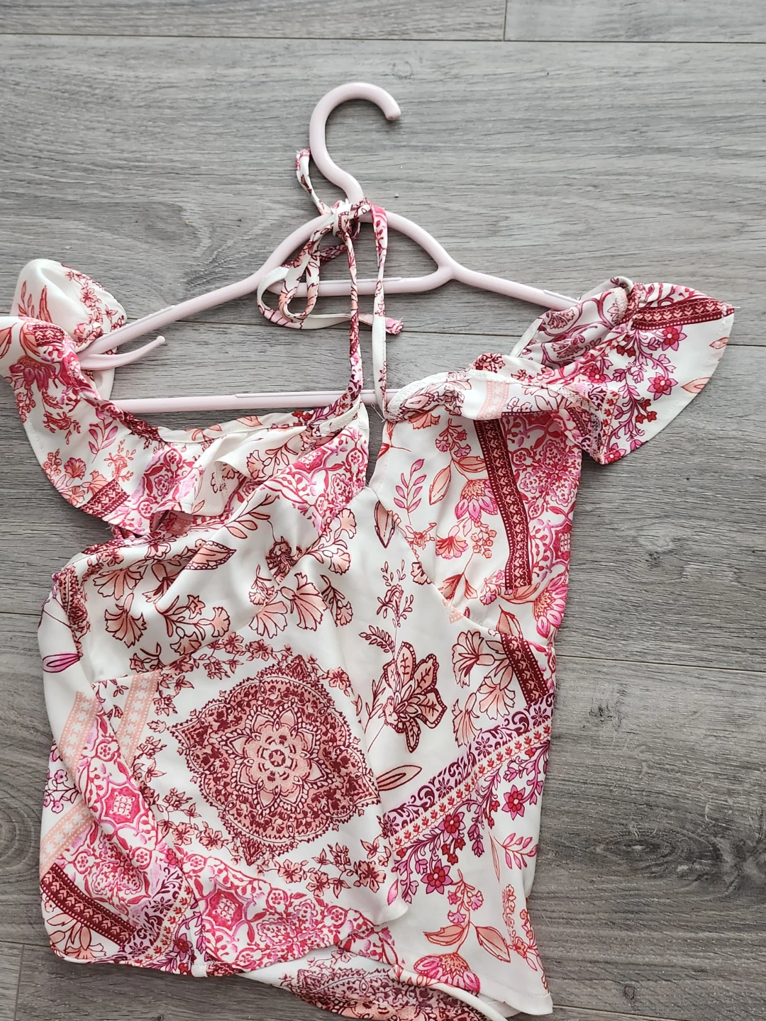 Women's Floral Print Top and Skirt Set - photo 2
