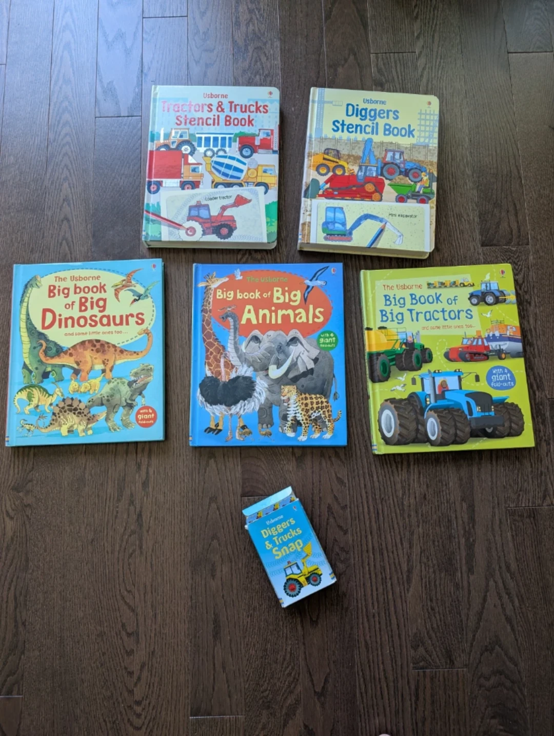 Usborne books bundle - 5 books & 1 cards. Game