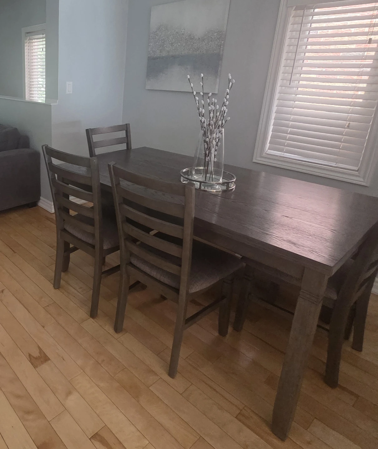 Dining Table and Chairs Set with bench