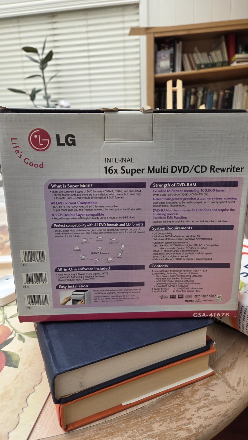 LG Internal 16x Super Multi DVD/CD Rewriter GSA-4167B - photo 3