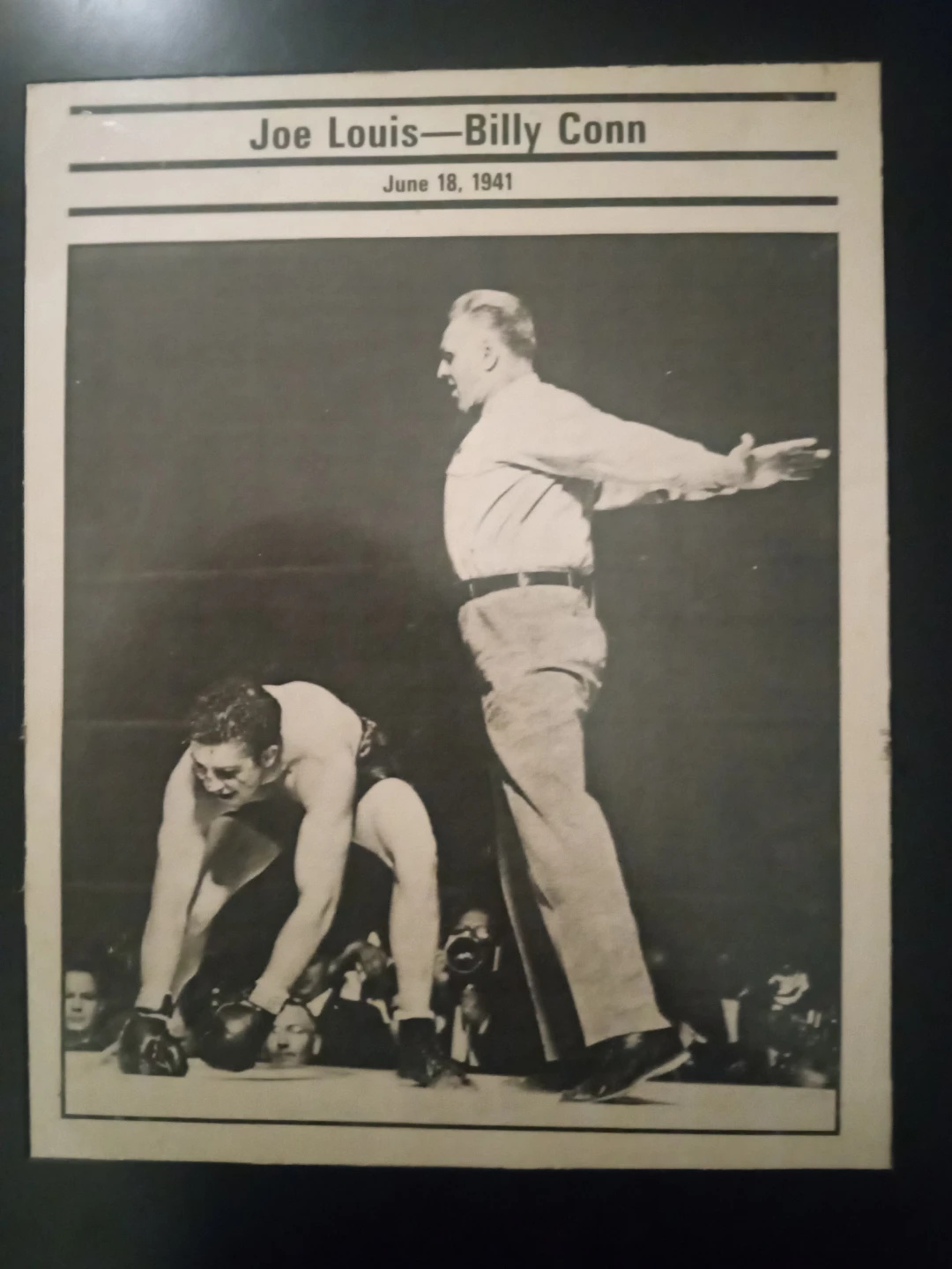 Vintage Boxing Memorabilia - Famous Fight Posters - photo 2