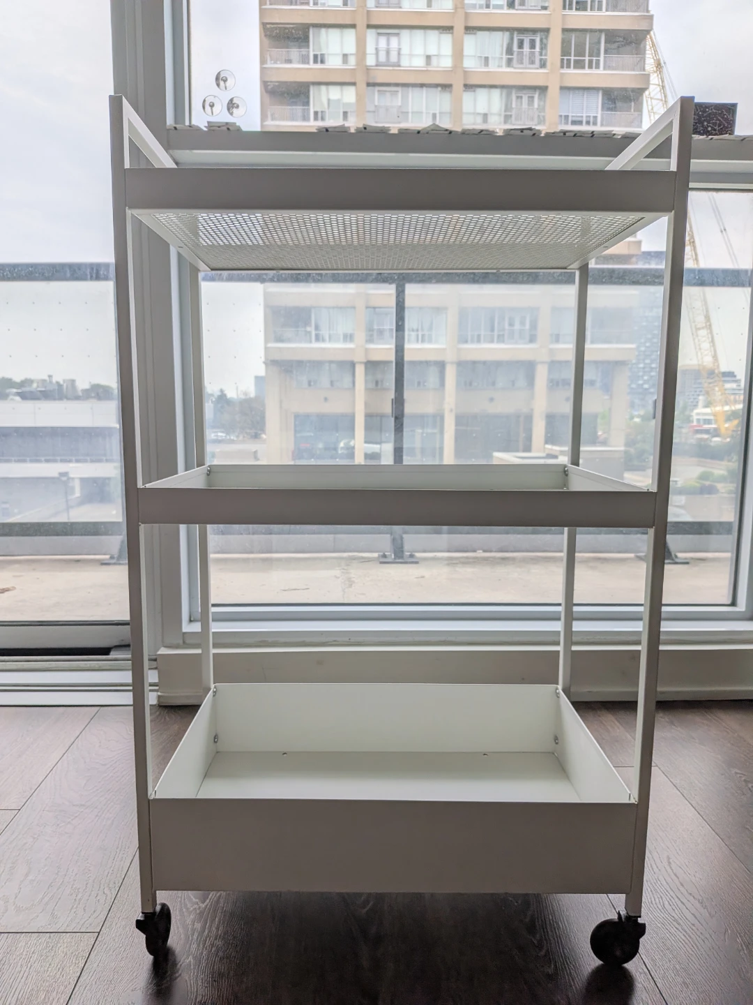 IKEA RÅSKOG 3-Tier Utility Rolling Cart - White - photo 2