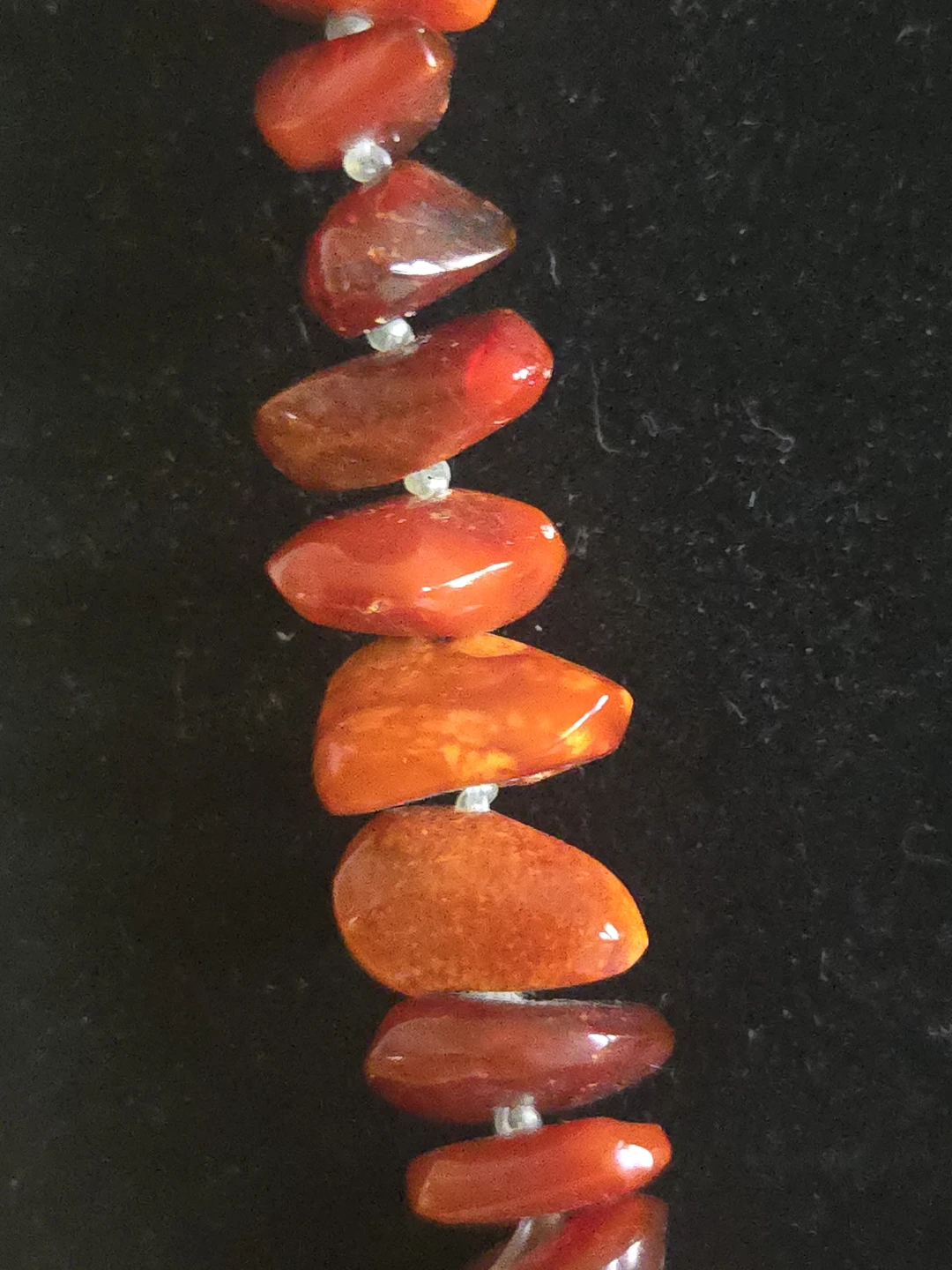 Carnelian Chip Bead Necklace - photo 4