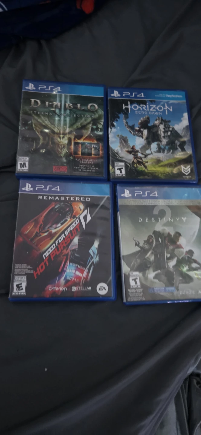 PlayStation 4 Games - Diablo, Horizon, Need for Speed, Destiny