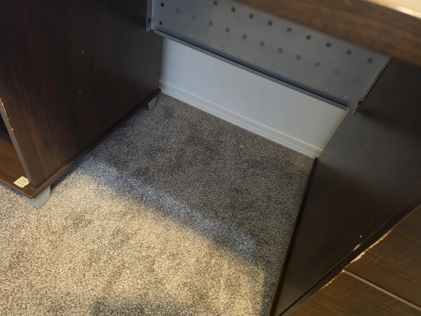 Dark Brown Desk with Storage - photo 4