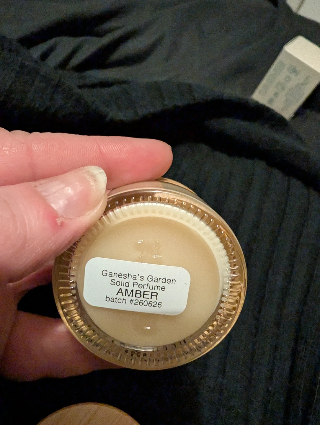 Amber solid perfume New by Ganesha's Garden - photo 3