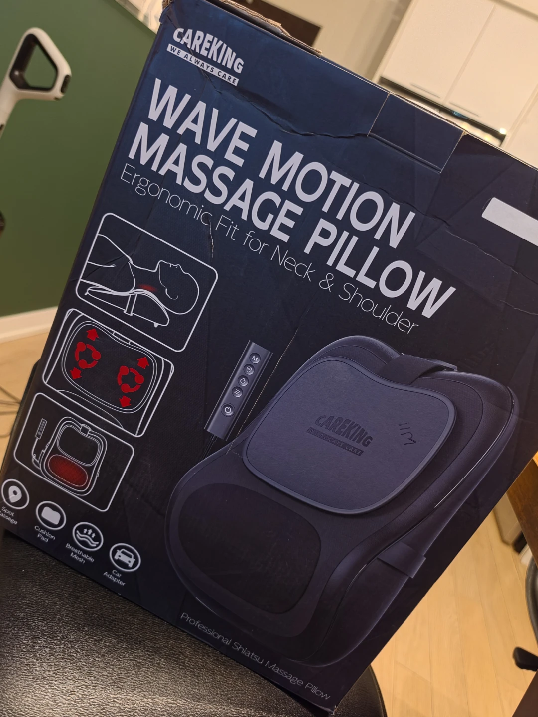 CAREKING Wave Motion Massage Pillow