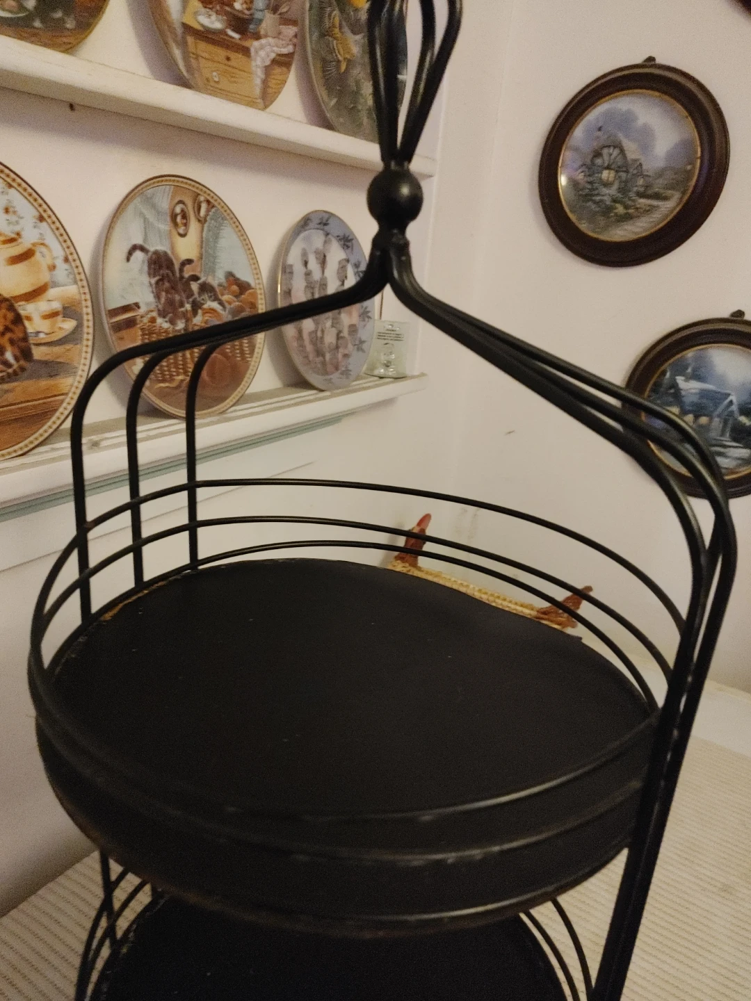 3-Tier Black Metal Display Stand - photo 2