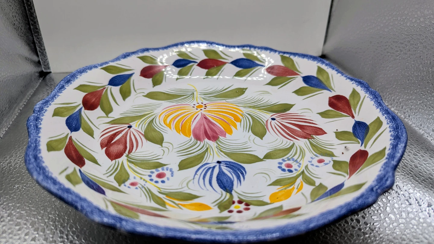 Henriot Quimper France Hand-Painted Plate