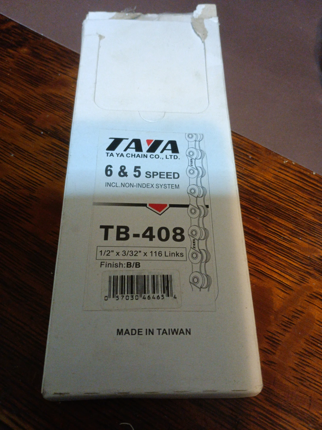 Taya TB-408 Bicycle Chain 6 & 5 Speed - photo 2