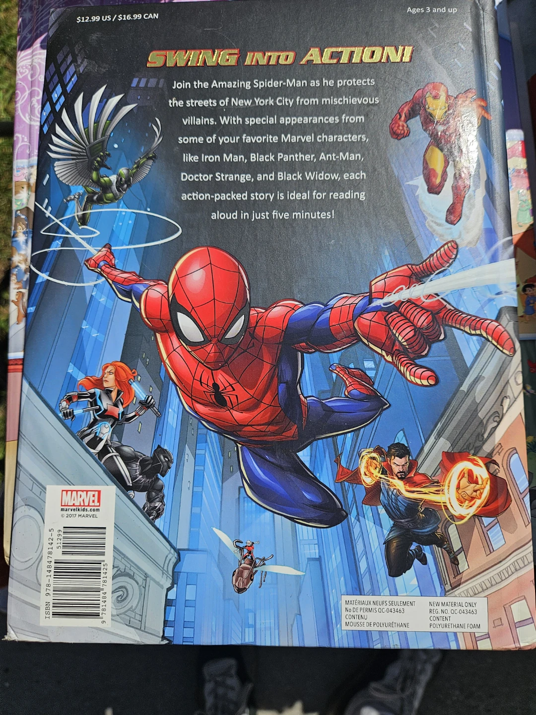 Marvel 5-Minute Spider-Man Stories Book - photo 2