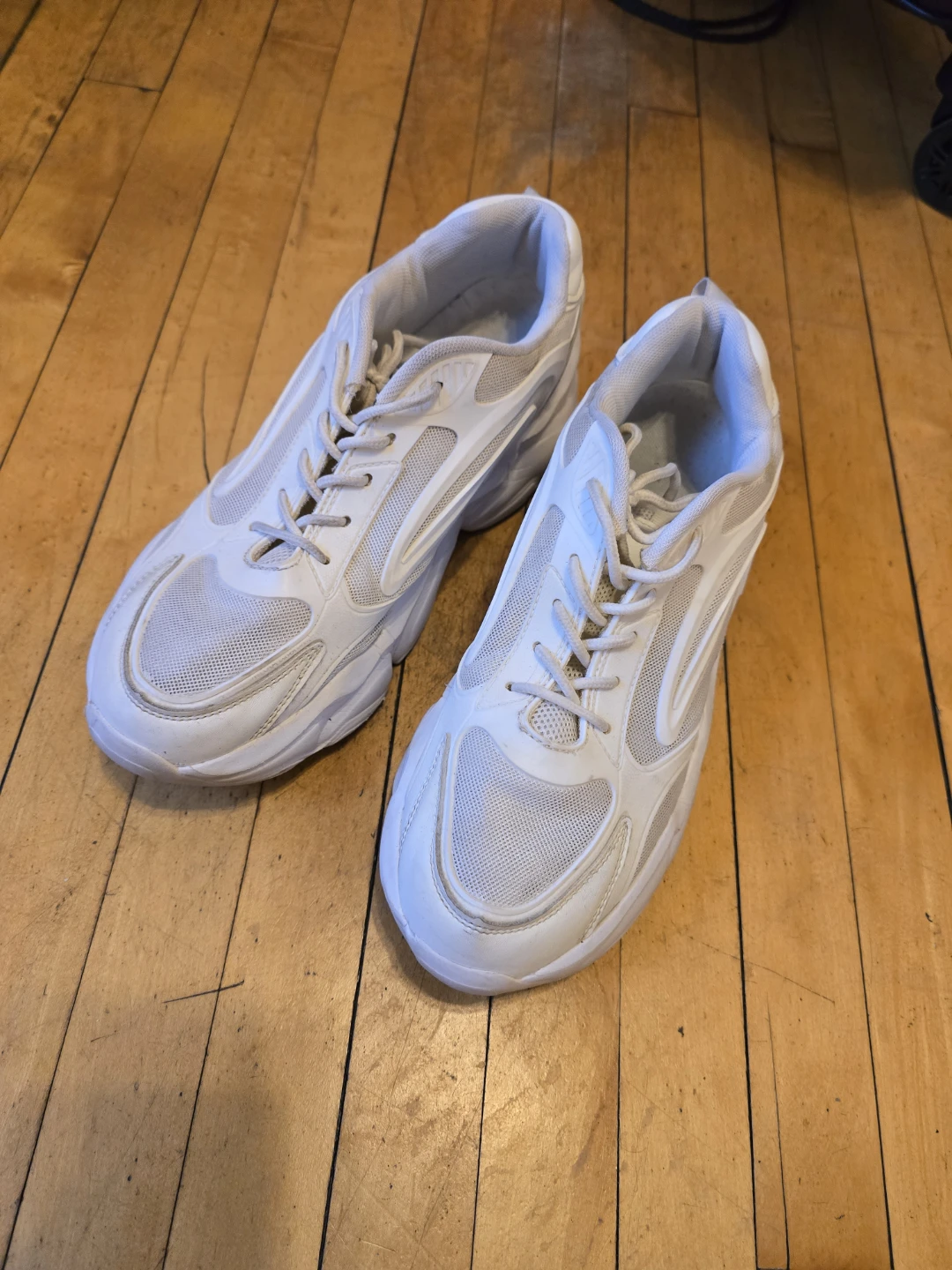 White Chunky Sneakers