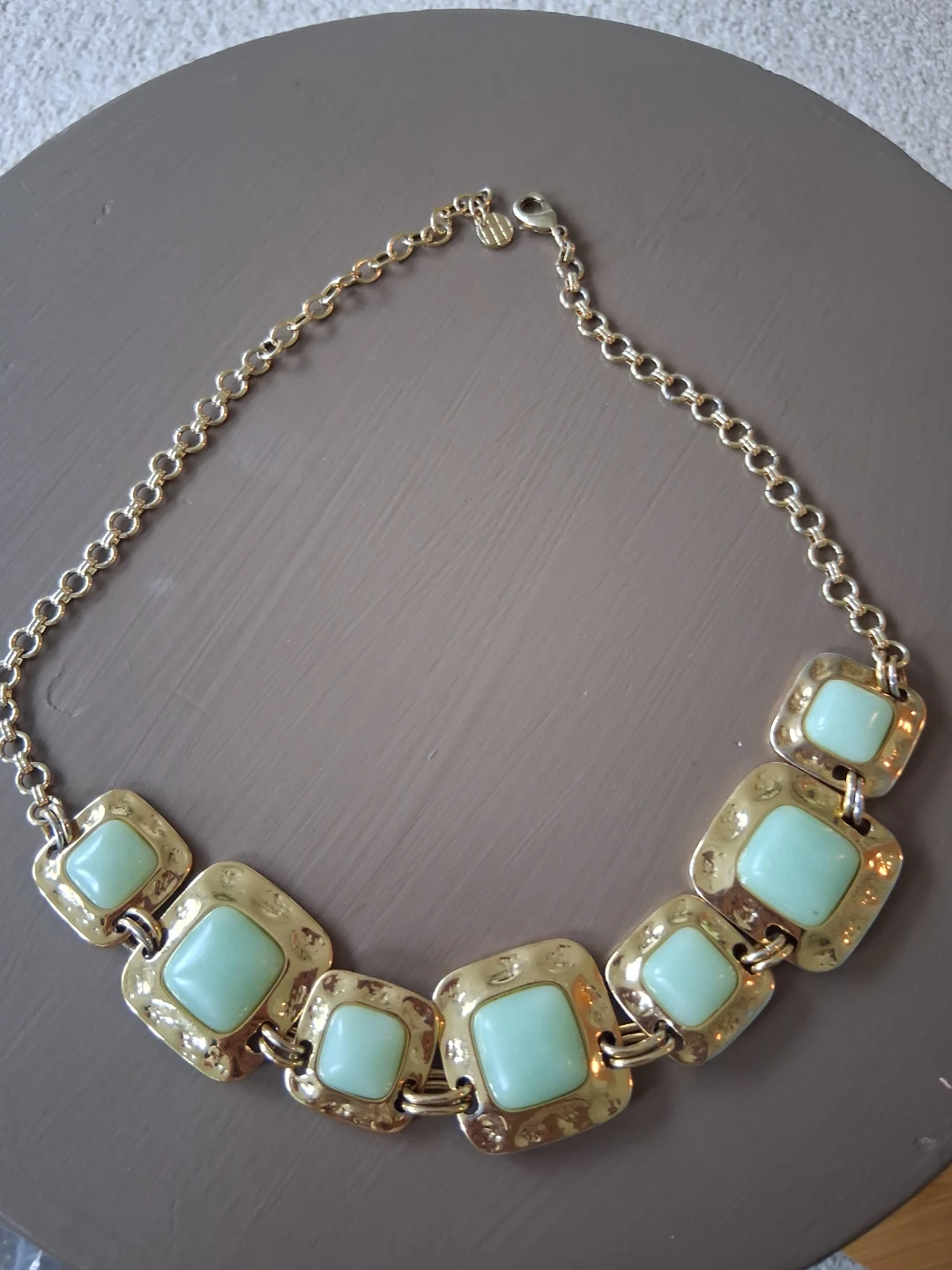 Talbots gold-tone statement necklace