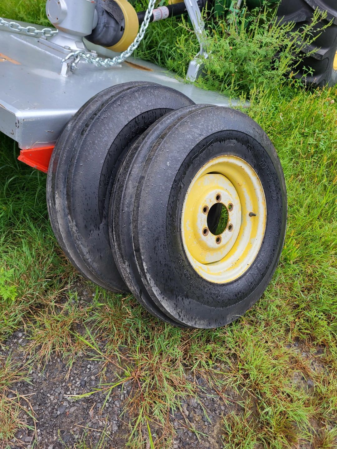2 New BKT Tractor Tires 7.50-16 on JD Rims