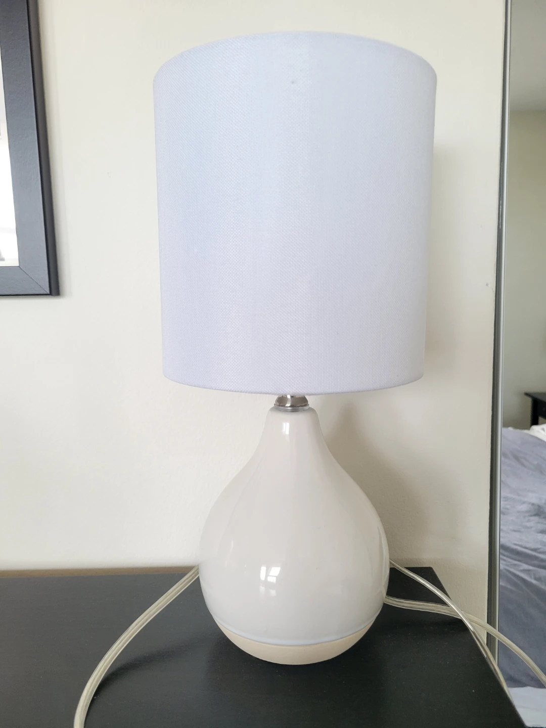 Small white lamp